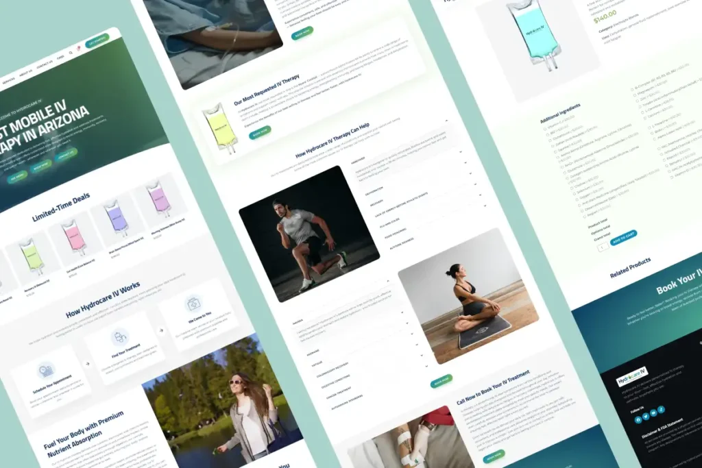 18 Secrets to Hydrocare IV Website Design Success